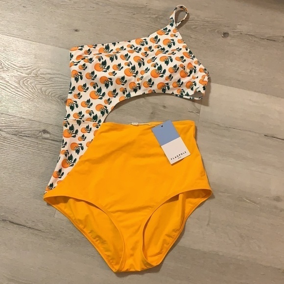 Flagpole Swim Ali One-Piece orange blossom‎ tang XL NWT - Picture 8 of 10